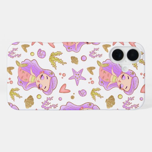 Seascape with Beach, Great Wave & Mount Sea Case iPhone Hülle (Rückseite (Horizontal))