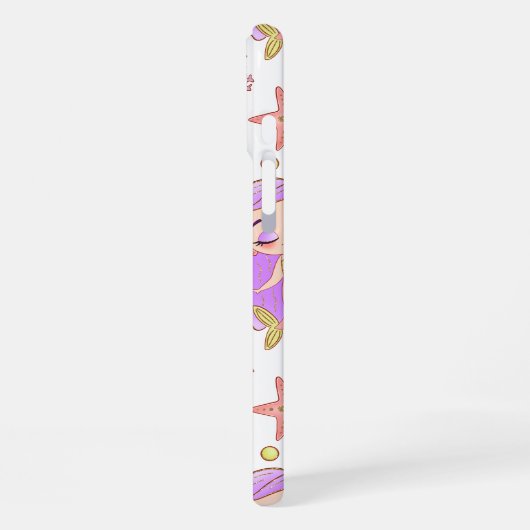  Seascape with Beach, Great Wave & Mount Sea Case iPhone Hülle (Linke Seite)