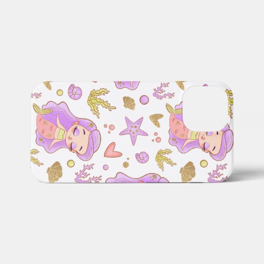 Seascape with Beach, Great Wave & Mount Sea Case iPhone Hülle (Rückseite (Horizontal))