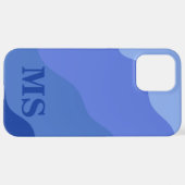 Seascape with Beach, Great Wave & Mount Sea Case iPhone Hülle (Hinten horizontal)