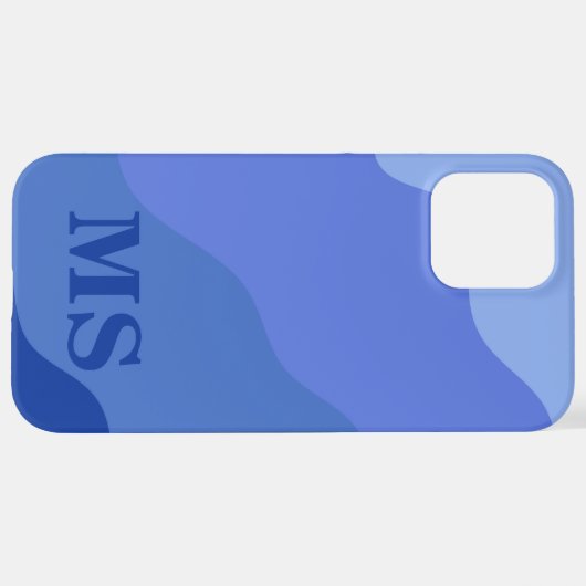 Seascape with Beach, Great Wave & Mount Sea Case iPhone Hülle (Hinten horizontal)