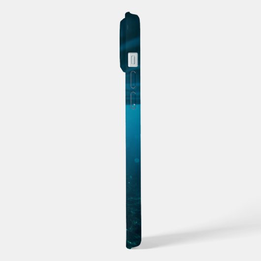 Seascape with Beach, Great Wave & Mount Sea Case iPhone Hülle (Linke Seite)