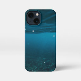 Seascape with Beach, Great Wave & Mount Sea Case iPhone 13 Mini Hülle