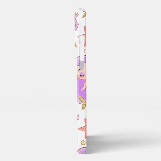 Seascape with Beach, Great Wave & Mount Sea Case iPhone Hülle (Linke Seite)