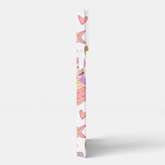 Seascape with Beach, Great Wave & Mount Sea Case iPhone Hülle (Rechte Seite)