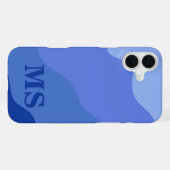 Seascape with Beach, Great Wave & Mount Sea Case iPhone Hülle (Rückseite (Horizontal))