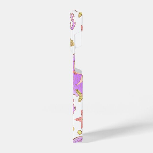 Seascape with Beach, Great Wave & Mount Sea Case iPhone Hülle (Linke Seite)