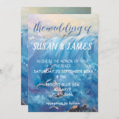 Seascape-Ziel Einladung (Vorne/Hinten)