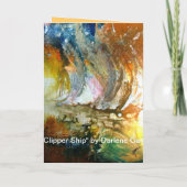 Seascapes Grußkarten III Einladung (Rückseite)