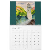 Seascapes Leuchtturmkalender Kalender (Jan 2027)