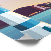 Seascapes mit Leuchtturm Poster (Ecke)