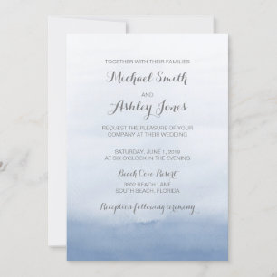 Seascapes Ziel Seaside Wedding Einladung