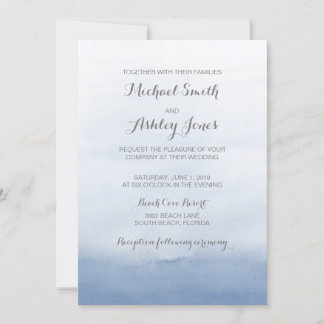 Seascapes Ziel Seaside Wedding Einladung