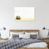 Seashell allein am Strand Leinwanddruck (Insitu (Schlafzimmer))