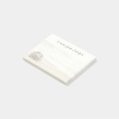 Seashell allein auf Strand Post-it Klebezettel (angewinkelt)