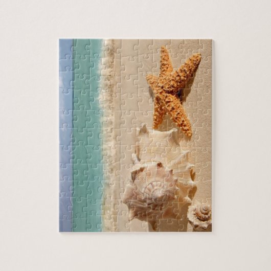 Seashell am Strand Puzzle (Vertikal)