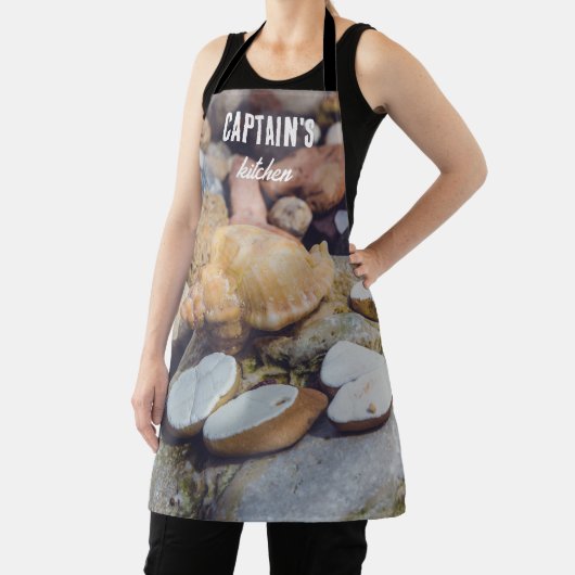 Seashell am Ufer des Jigsaw Puzzle Schürze (InSitu)