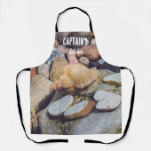 Seashell am Ufer des Jigsaw Puzzle Schürze (Vorderseite)