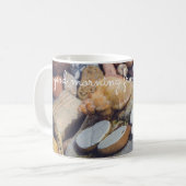 Seashell an der Küste Kaffeetasse (Vorderseite Links)