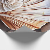 Seashell and Beach Theme Geschenkpapier (Ecke)