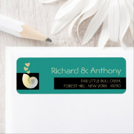 Seashell and Hearts, Beach Wedding