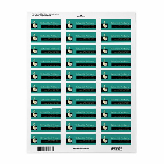 Seashell and Hearts, Beach Wedding (Vorne)