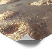 Seashell and Sunlit Foam: Küstensteigkeit Poster (Ecke)