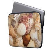 Seashell-Anordnung Laptopschutzhülle (Vorderseite Links)