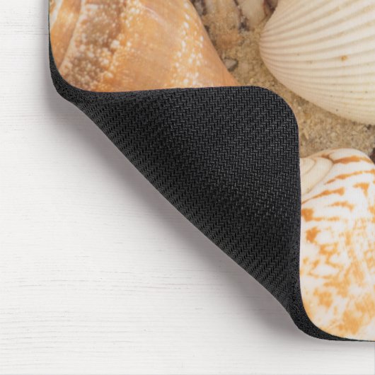 Seashell-Anordnung Mousepad (Ecke)