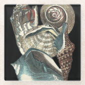 Seashell-Anthologie Glasuntersetzer (Vorderseite)