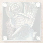 Seashell-Anthologie Glasuntersetzer (Rückseite)