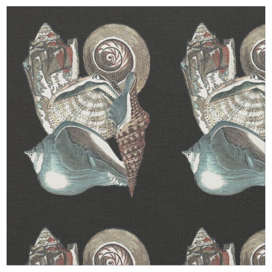 Seashell-Anthologie Stoff (Nahaufnahme)