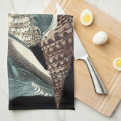 Seashell Anthology Geschirrtuch (Viertel Falte)