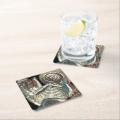 Seashell Anthology Rechteckiger Pappuntersetzer (Vor Ort)