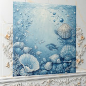 Seashell Aquatic Fish Underwater Filtering Light  Fliese