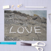 Seashell Art am Strand Seidenpapier (Handwerk)