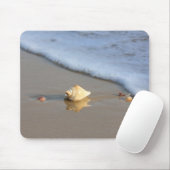 Seashell auf dem Strand Mousepad (Mit Mouse)