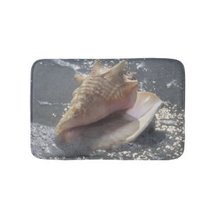 Seashell auf Insel des Strand- Sanibel, Florida Badematte