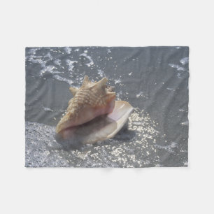 Seashell auf Insel des Strand- Sanibel, Florida Fleecedecke