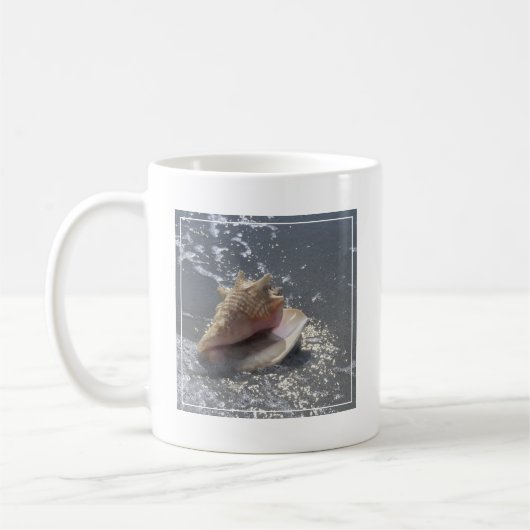 Seashell auf Insel des Strand-| Sanibel, Florida Kaffeetasse (Links)