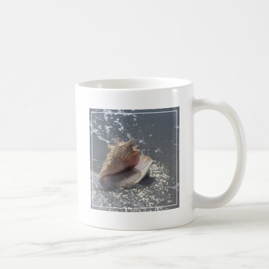 Seashell auf Insel des Strand-| Sanibel, Florida Kaffeetasse (Rechts)