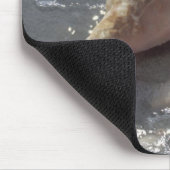 Seashell auf Insel des Strand-| Sanibel, Florida Mousepad (Ecke)