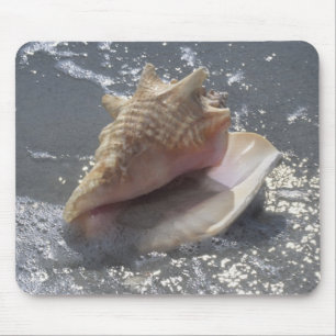 Seashell auf Insel des Strand-  Sanibel, Florida Mousepad