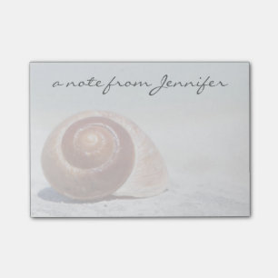 Seashell auf St. Petersburg des Strand- , Florida Post-it Klebezettel