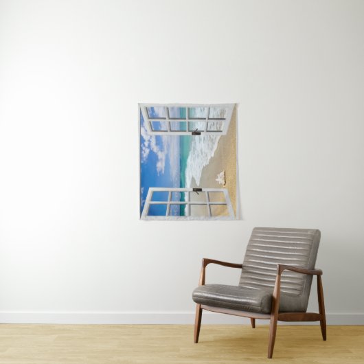 Seashell auf Strand-Wandbehang Wandteppich (Beispiel)