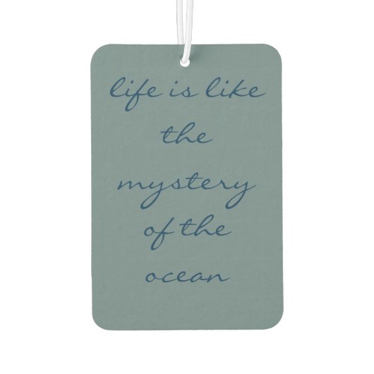 Seashell Autolufterfrischer (Rückseite)