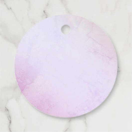 Seashell Baby Dusche Geschenkanhänger (Rückseite)