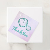 Seashell Baby Dusche Geschenkanhänger (Beispiel)