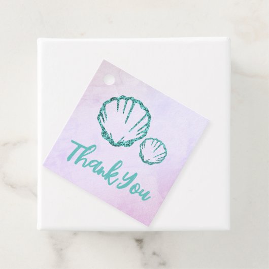 Seashell Baby Dusche Geschenkanhänger (Beispiel)