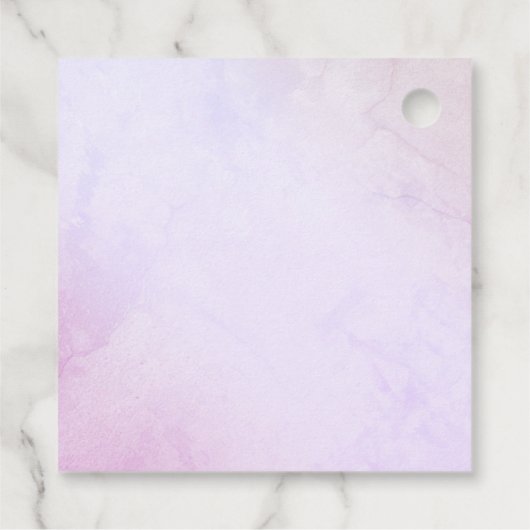 Seashell Baby Dusche Geschenkanhänger (Rückseite)